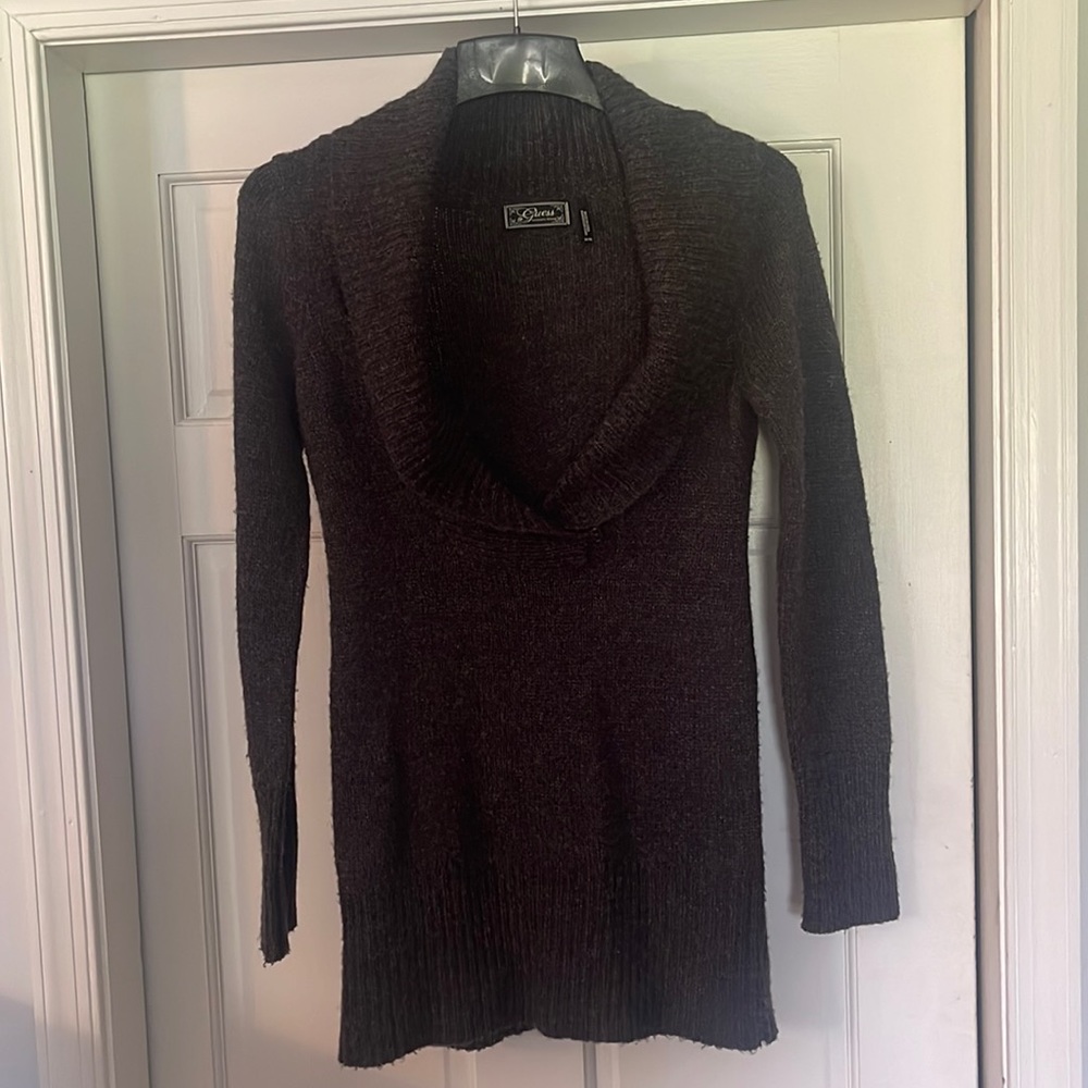 Guess long grey sweater size M